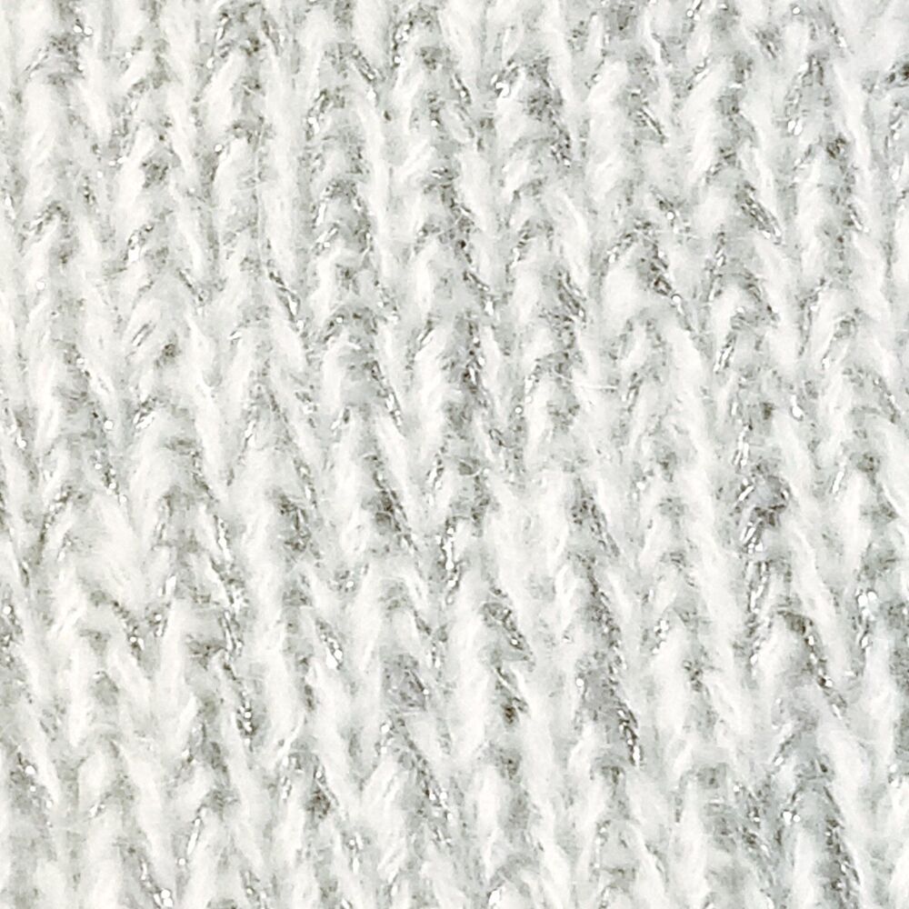 Allsaints Cropped Sweater Women's Small Oversized Off White Tinsel Wool Alpaca - Picture 4 of 5